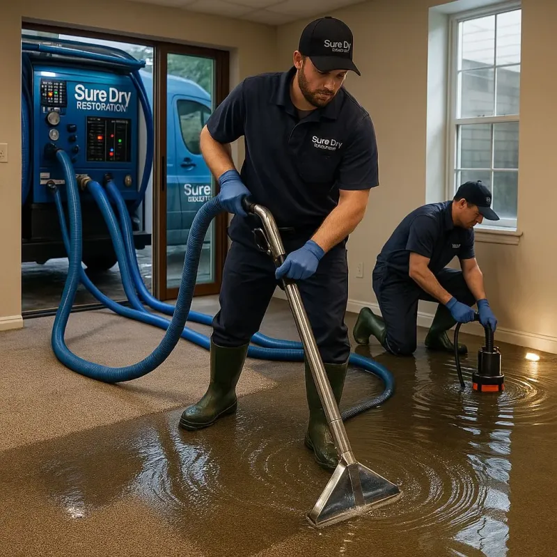 Water Extraction and Removal process in Anson County, NC